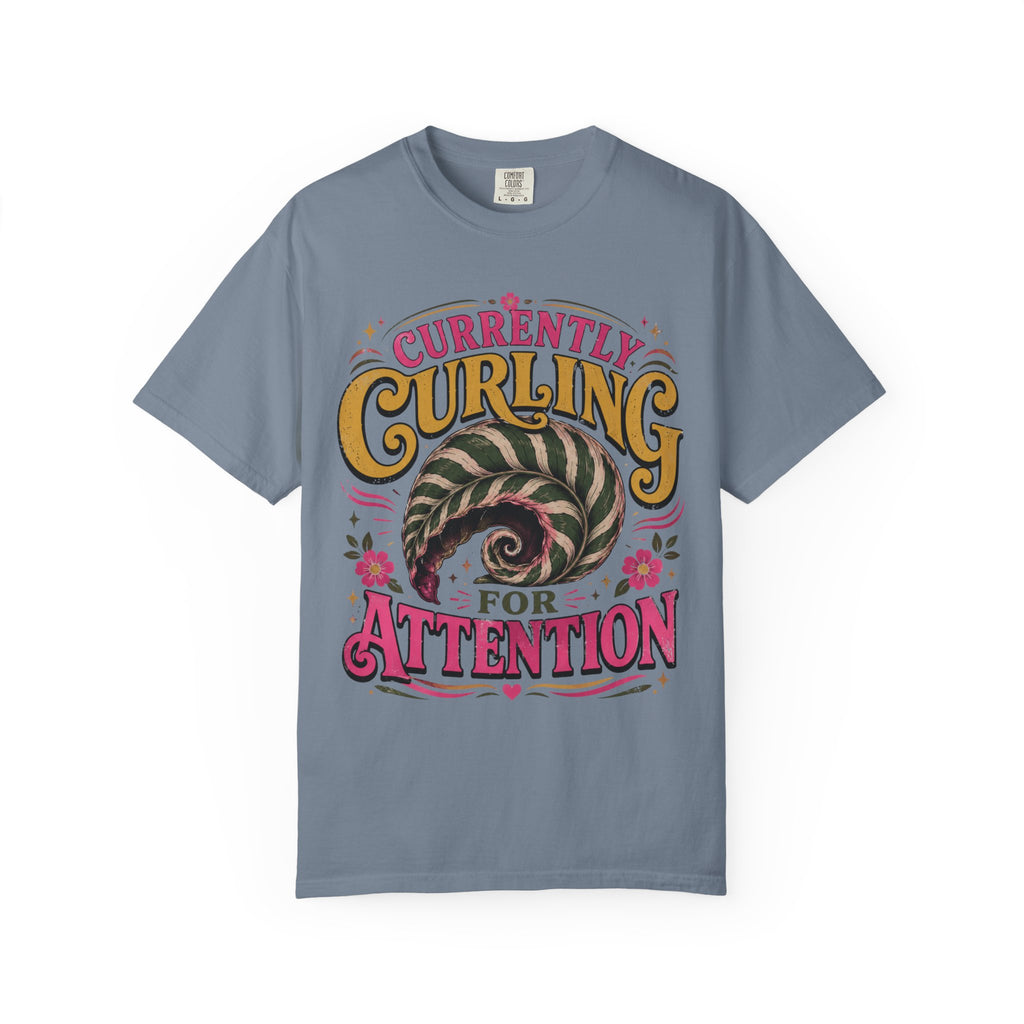 Curling For Attention T-shirt