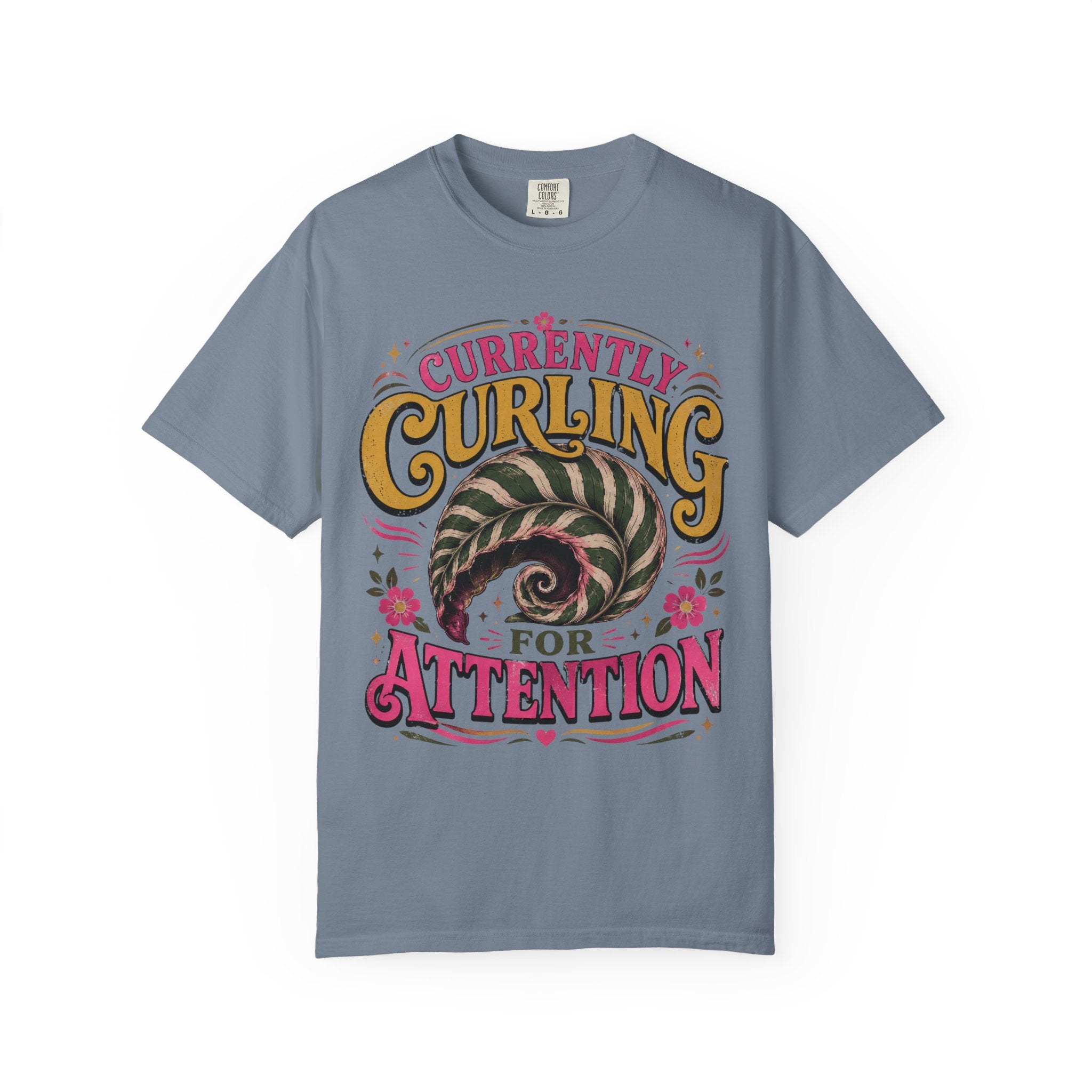 Curling For Attention T-shirt