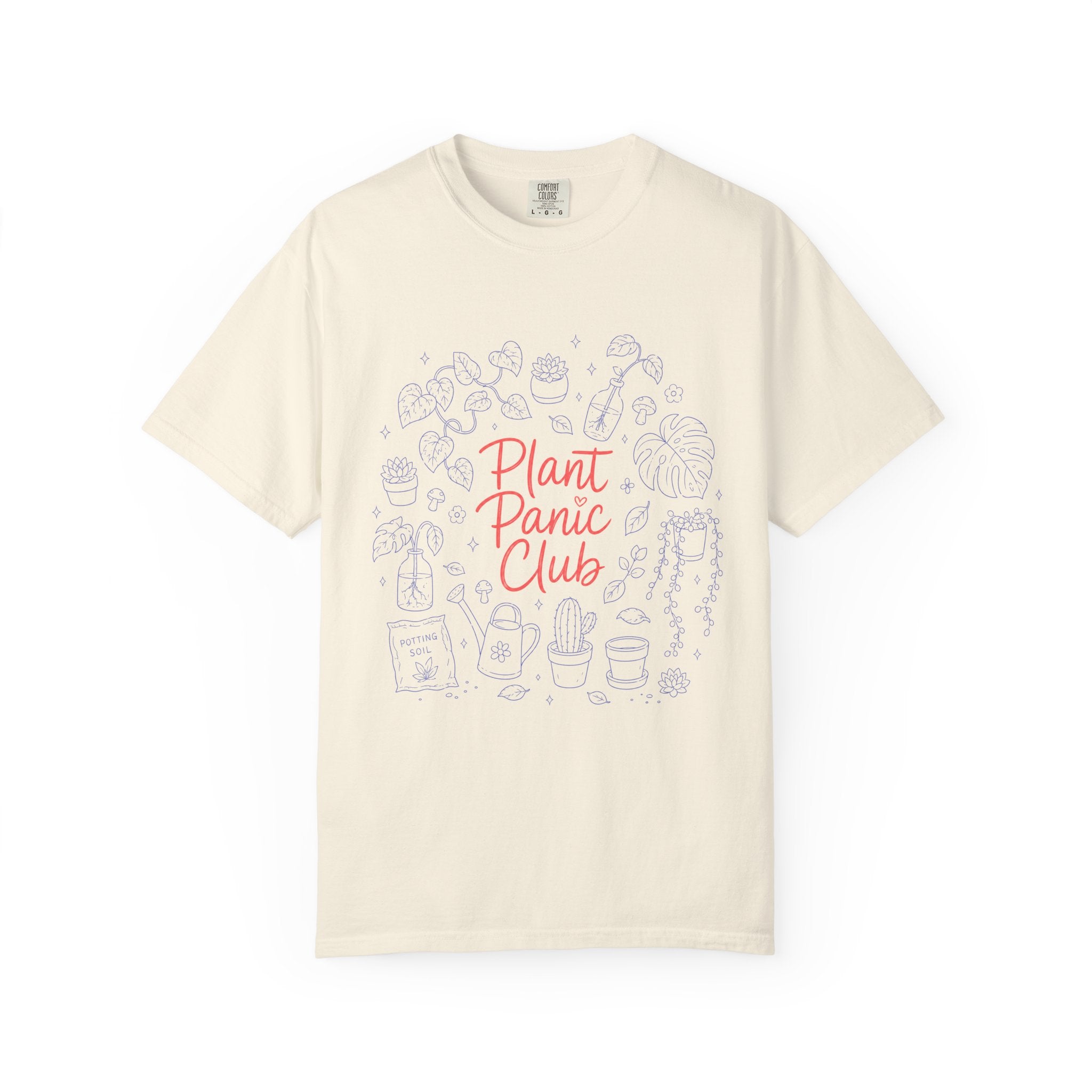 Plant Panic Club Doodle T-shirt