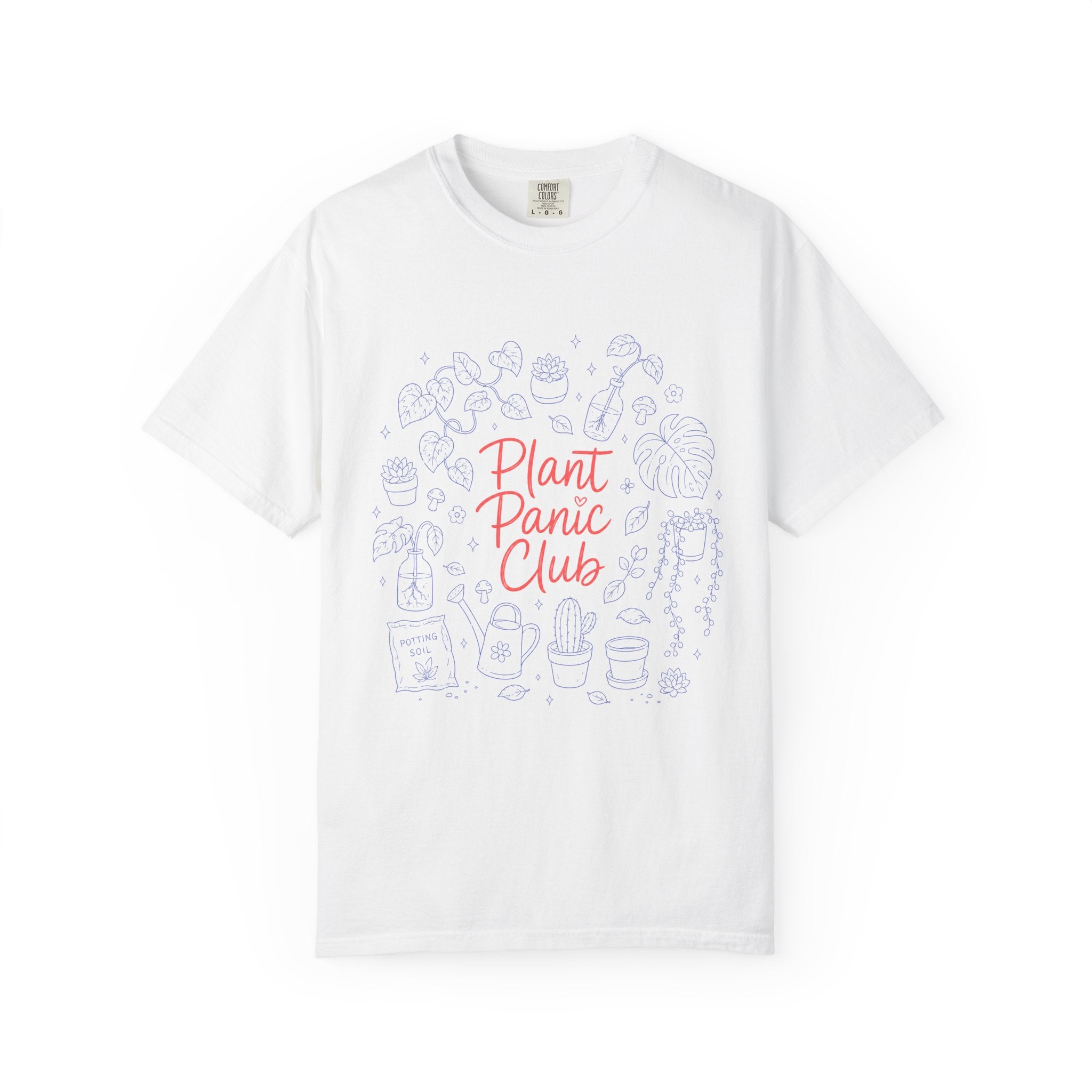 Plant Panic Club Doodle T-shirt