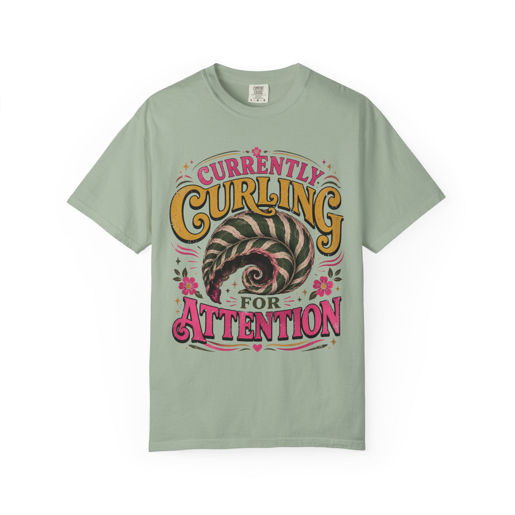 Curling For Attention T-shirt