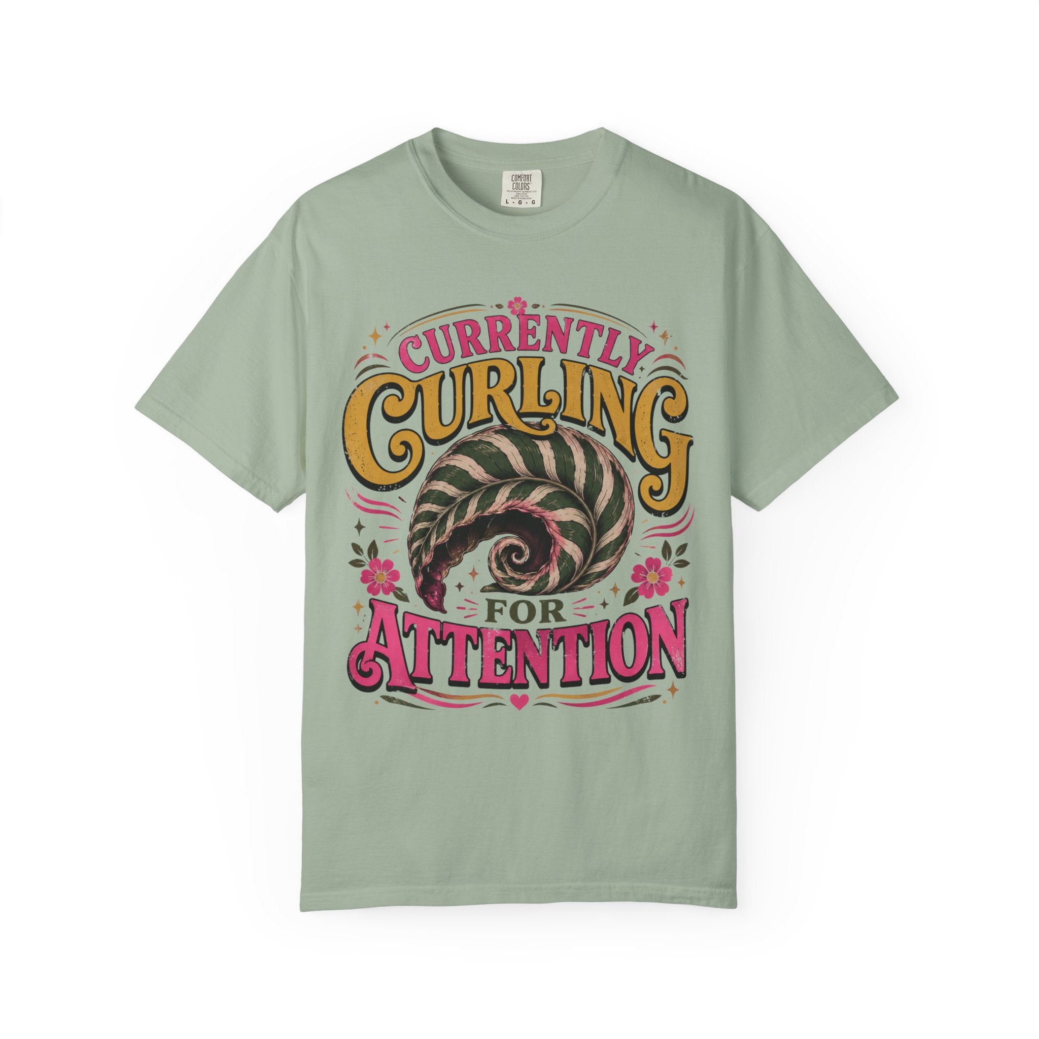 Curling For Attention T-shirt