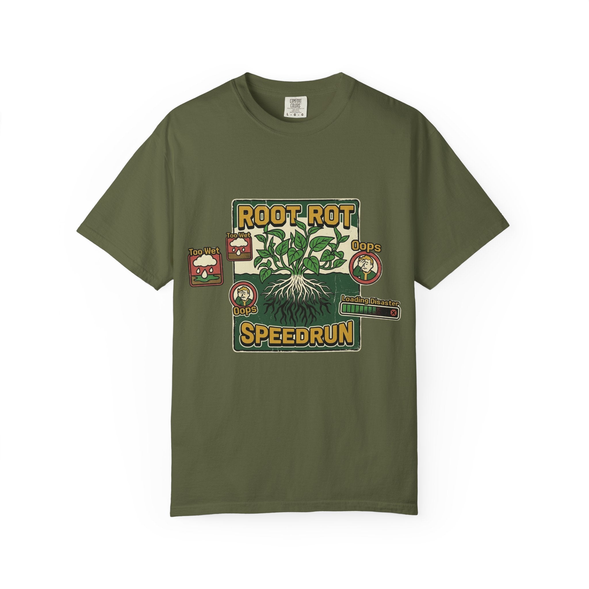 Root Rot Speedrun T-shirt