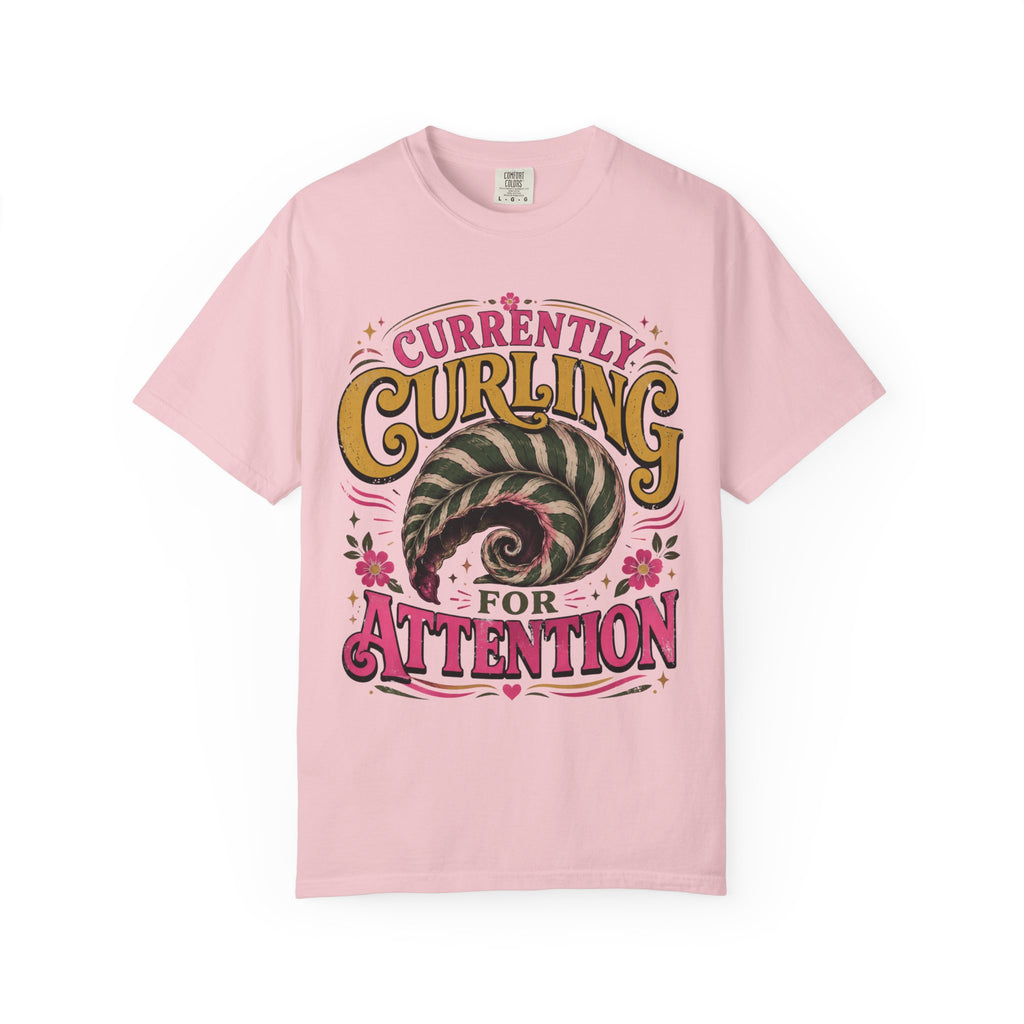 Curling For Attention T-shirt